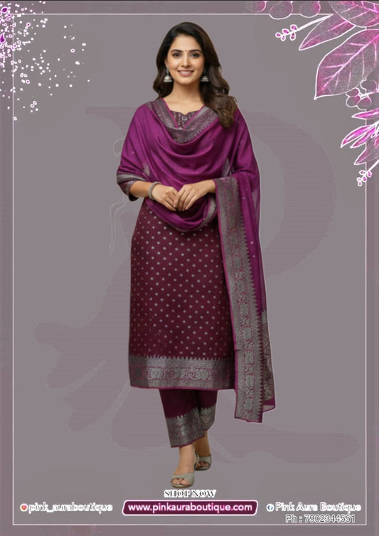 Churidar materials- Banarasi