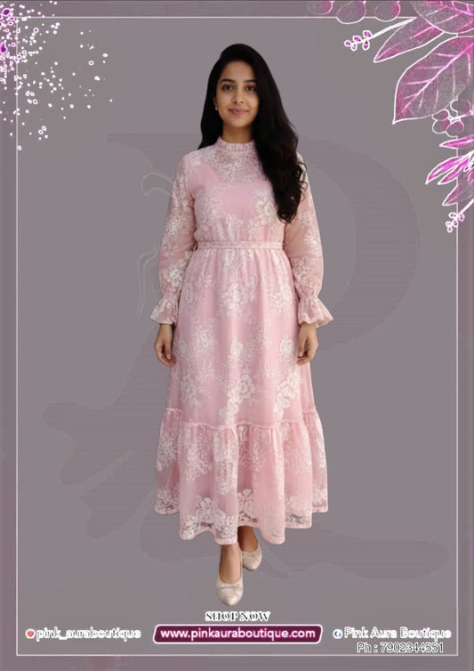 Ladies western wear - Gowns Printed Embroidery