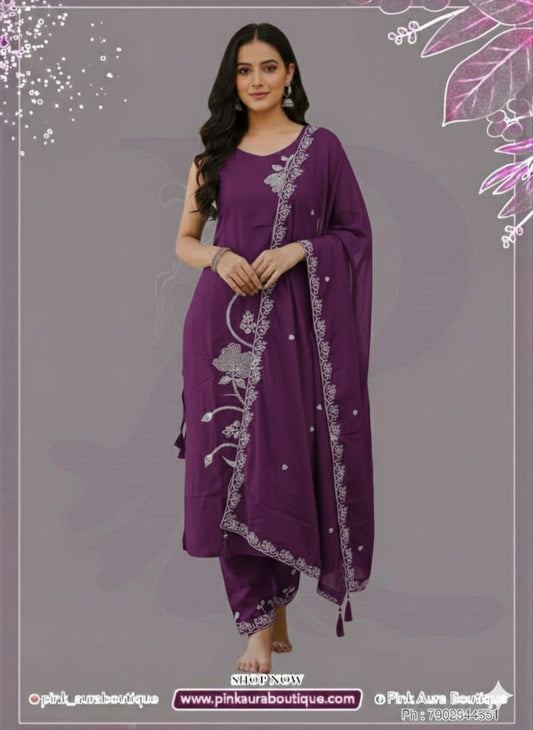 Readymade Churidar Set- Semi modal