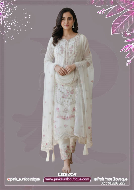 Churidar materials- Organza Silk