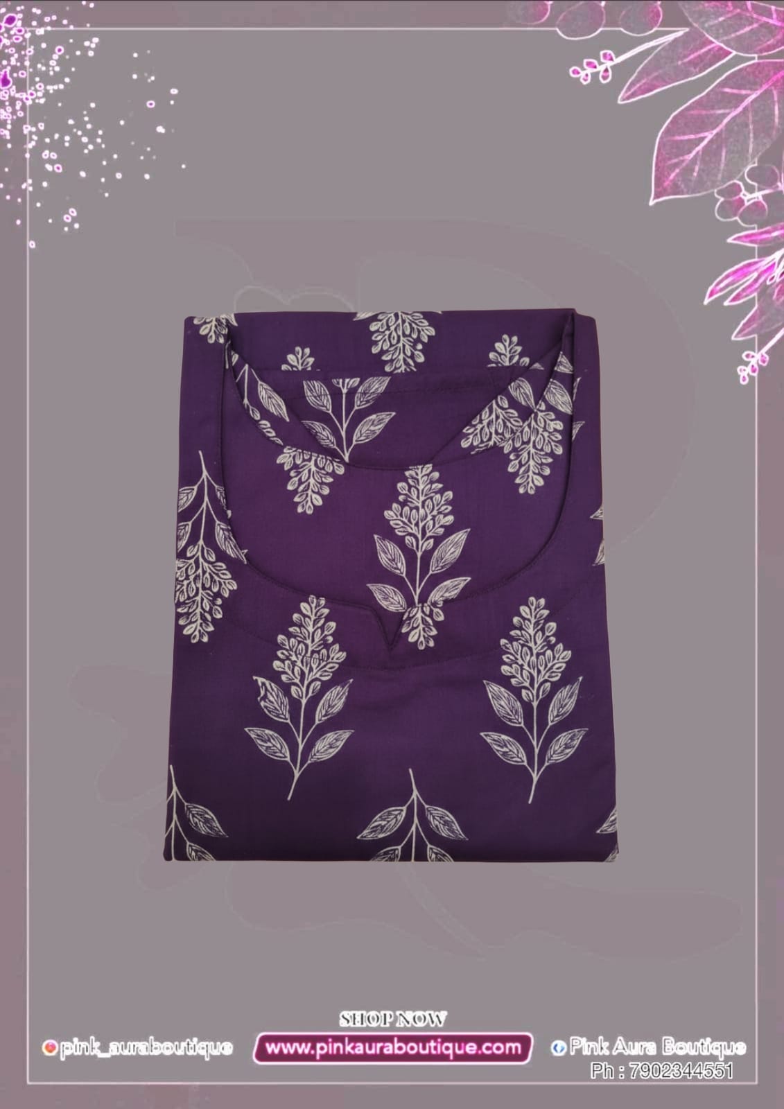 Slit Tops Printed Embroidery