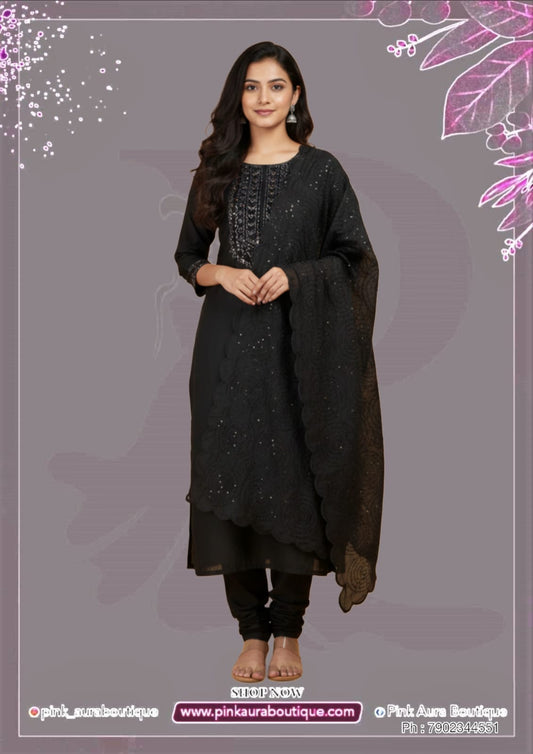 Churidar materials- Satin Silk