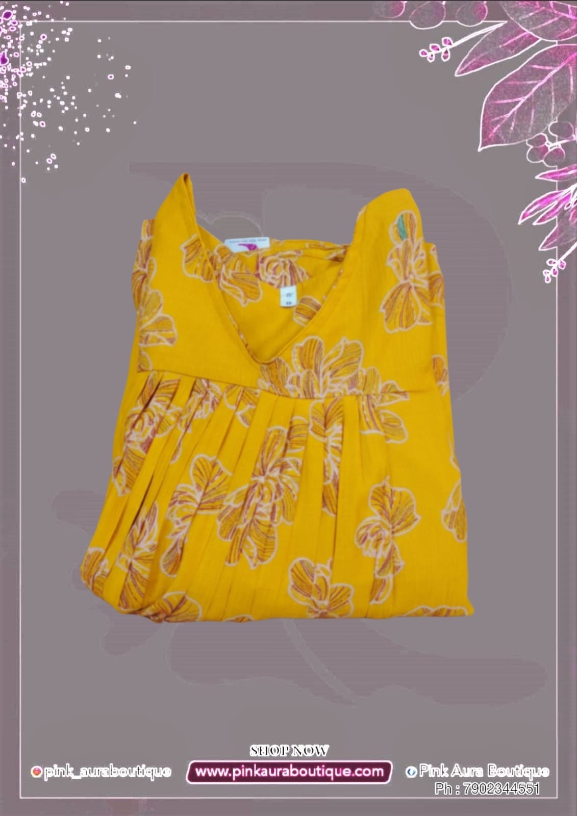 A Line Frocks Printed Embroidery