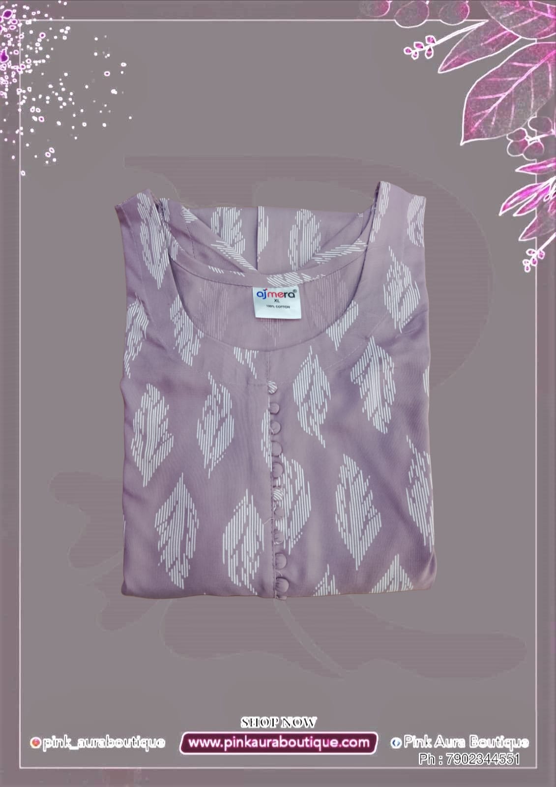 A Line Frocks Printed Embroidery