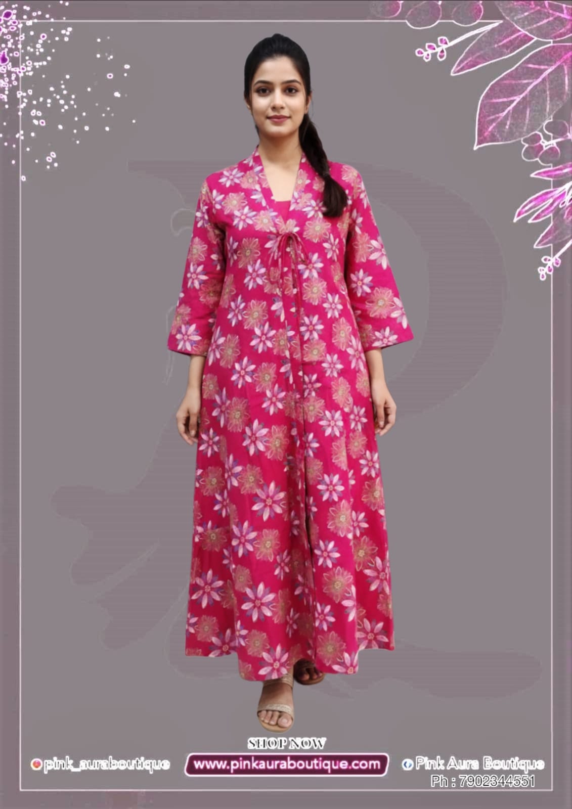 Ladies western wear - Gowns with Overcoat