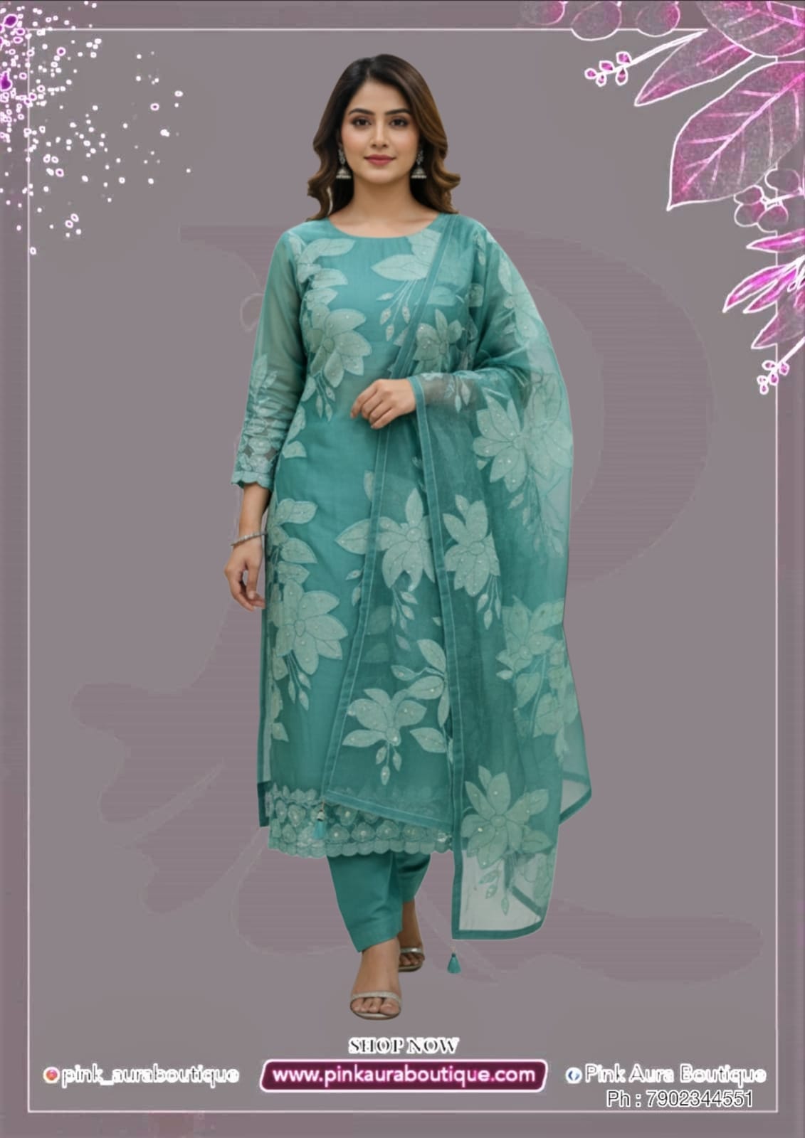 Churidar materials- Semi-Tussar