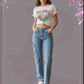 Ladies Baggy Cargo Jeans