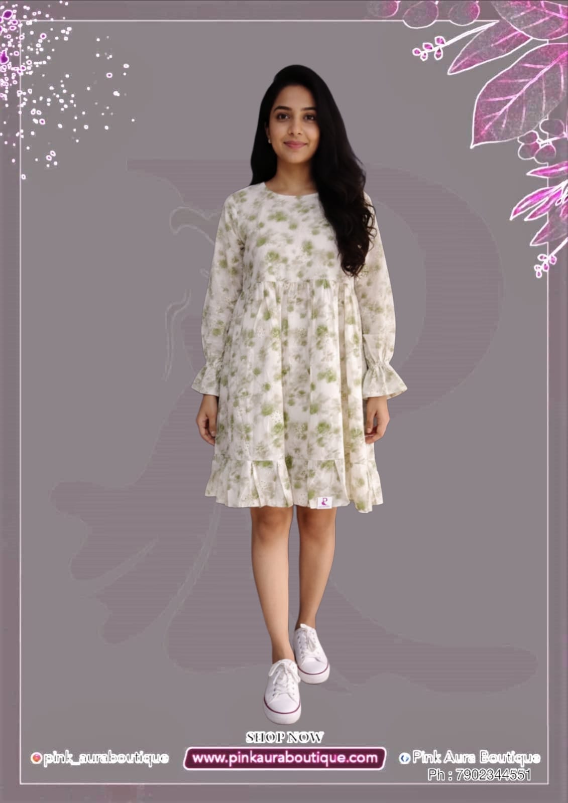 Ladies western wear - Gowns Printed Embroidery