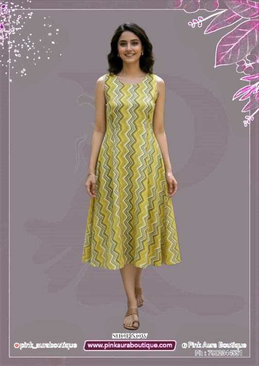 A Line Frock - Sleeveless