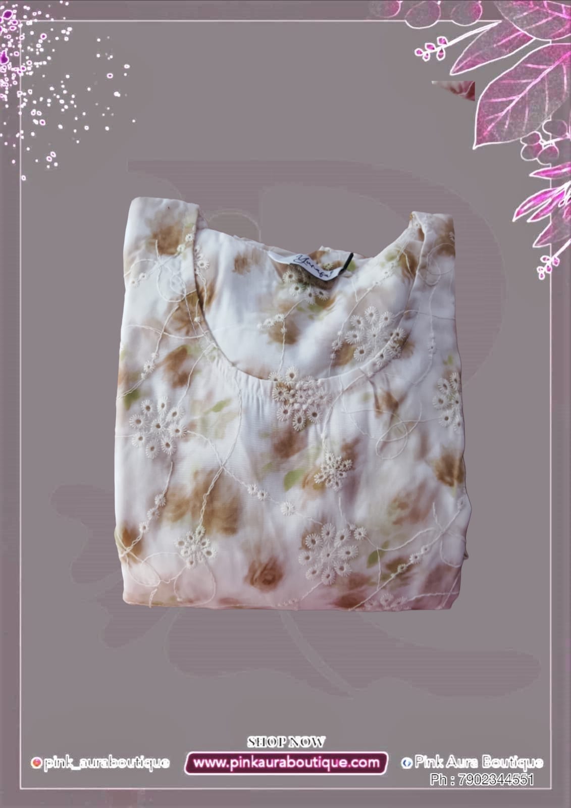 Ladies western wear - Gowns Printed Embroidery