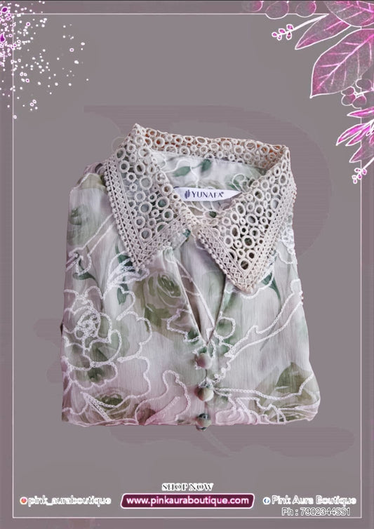 Ladies western wear - Gowns Printed Embroidery