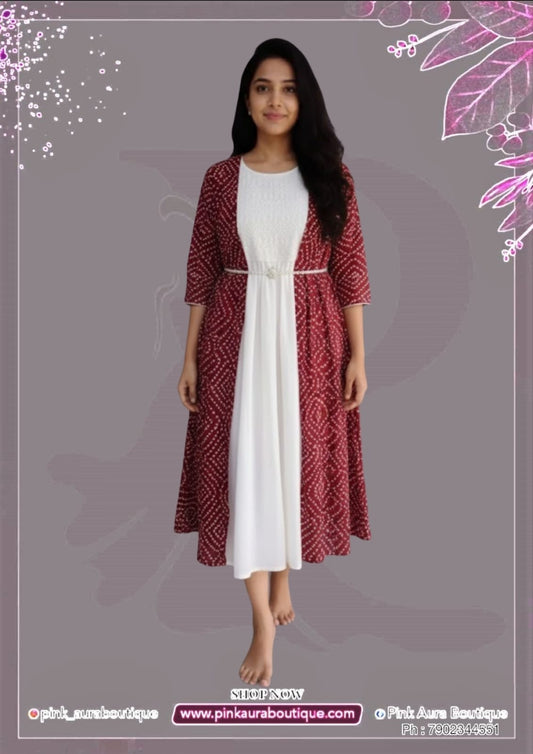 Ladies western wear - Gowns Printed Embroidery