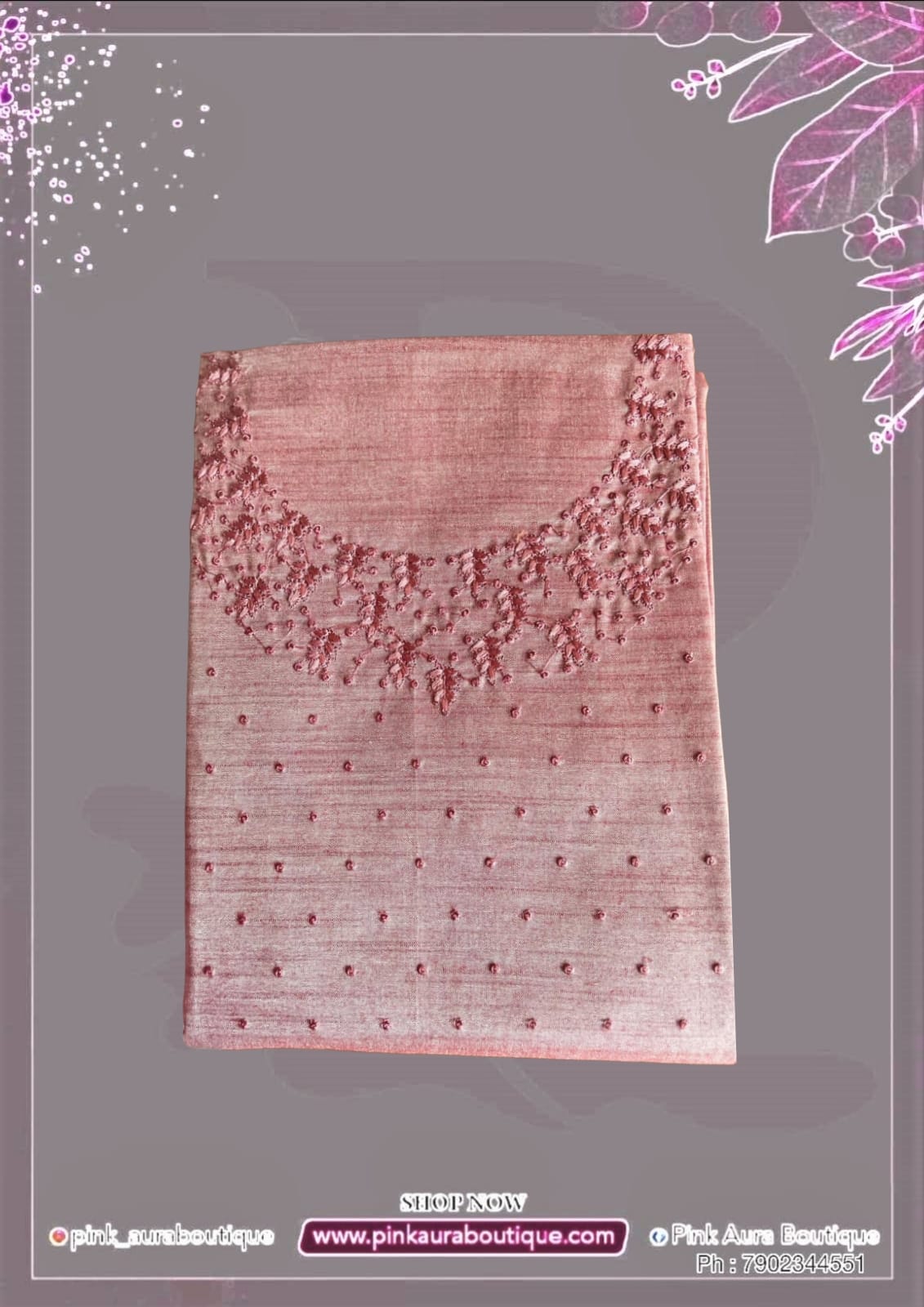 Churidar materials- Semi-Tussar