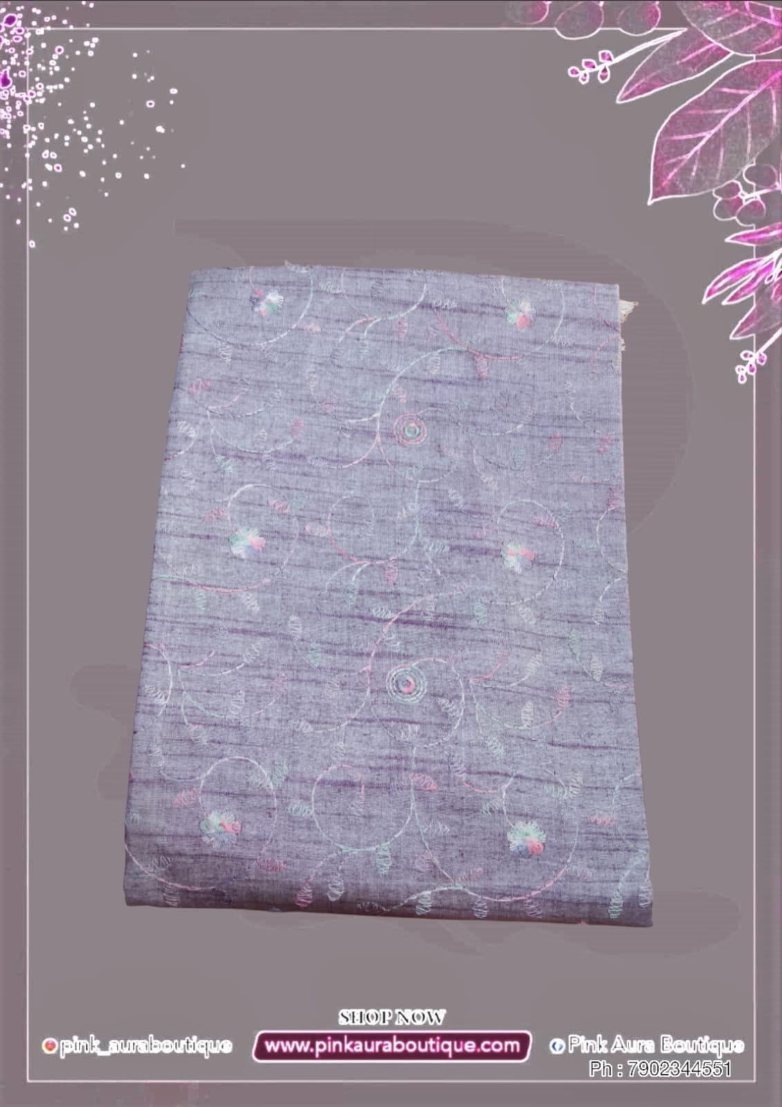 Churidar materials- Semi-Tussar