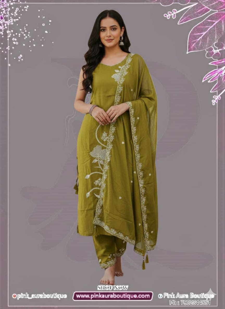 Readymade Churidar Set- Semi modal