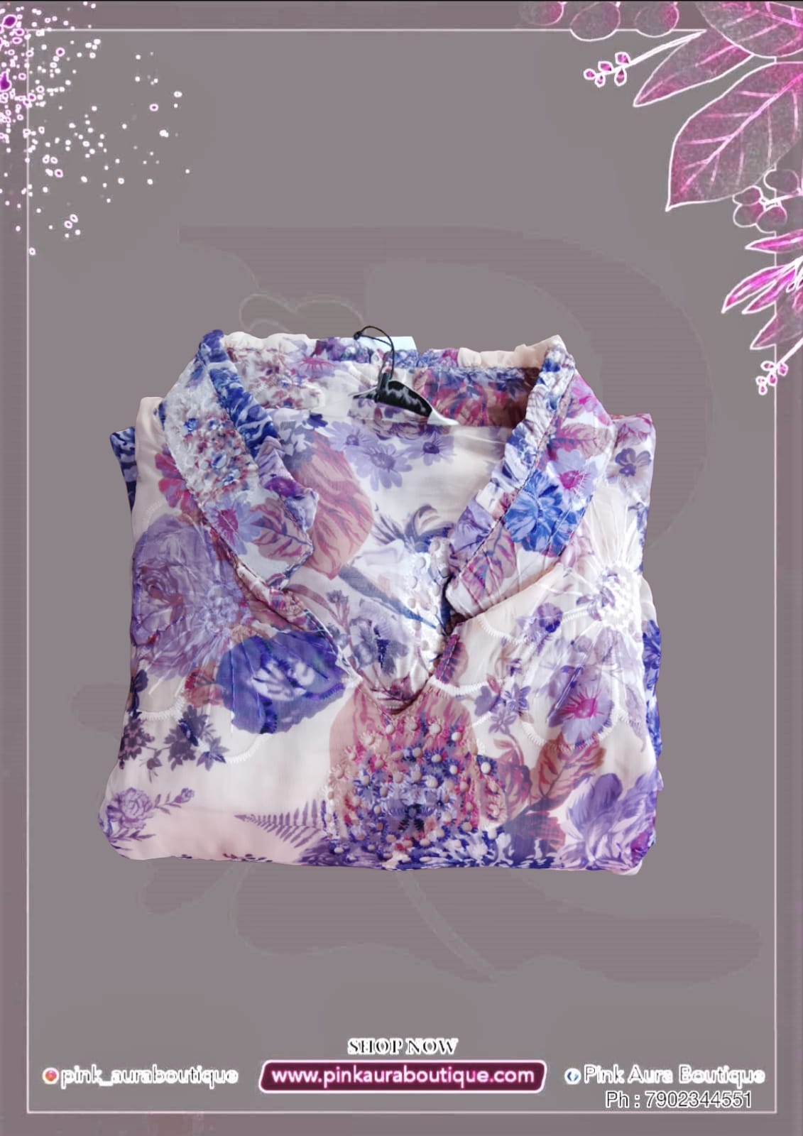 Ladies western wear - Gowns Printed Embroidery