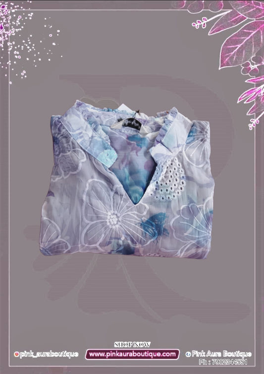 Ladies western wear - Gowns Printed Embroidery